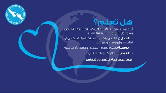 حملة لمكافحة الإتجار بالأشخاص في المملكة