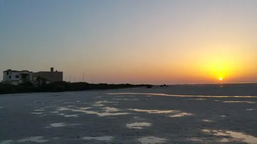 متطوعون وغواصون يحولون “الرملة البيضاء” إلى متنفس لأهالي جزيرة تاروت
