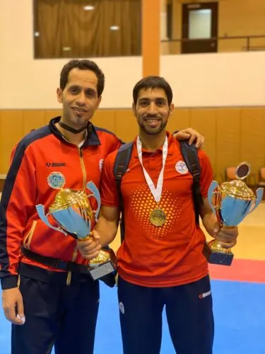 3 ميداليات لأبطال الترجي في بطولات التايكوندو عبر الإنترنت
