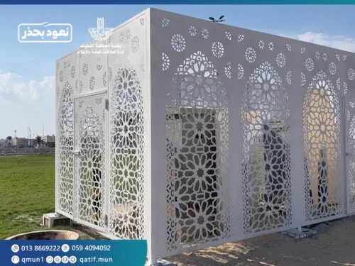 أشكال جمالية تستر محولات الكهرباء في تاروت