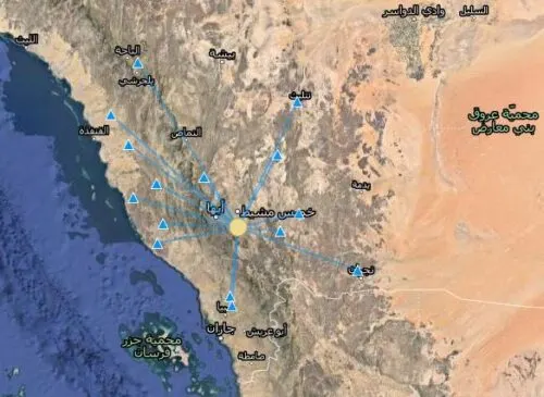 اتساع قاع البحر الأحمر يحدث هزة “خفيفة” في خميس مشيط