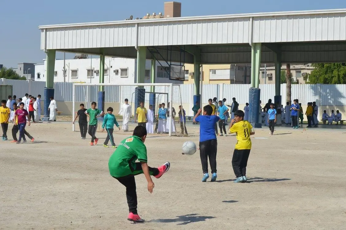 الطلبة يلعبون الكرة ويرسمون على “مدرستي”.. في حصص افتراضية