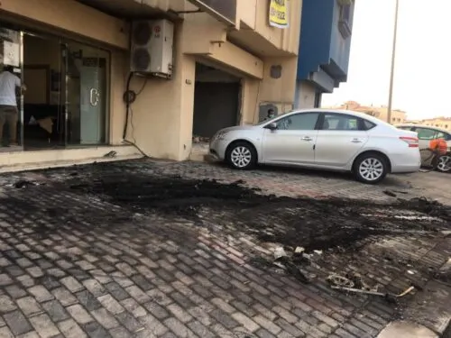 الشاب فارس الحمزة يلفظ أنفاسه في حادث تصادم أدى لاشتعال النيران