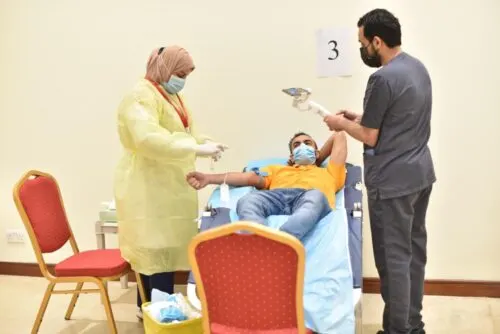 العوامية.. 103 متبرعين في ثاني أيام “قطرة دم تساوي حياة”