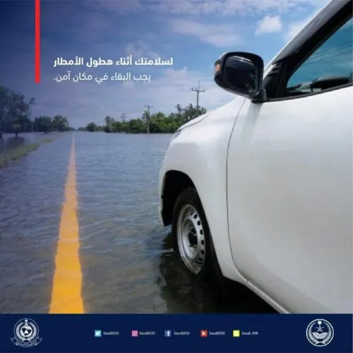 الشرقية مازالت تترقب الأمطار الرعدية.. ورياح نشطة على شمالها