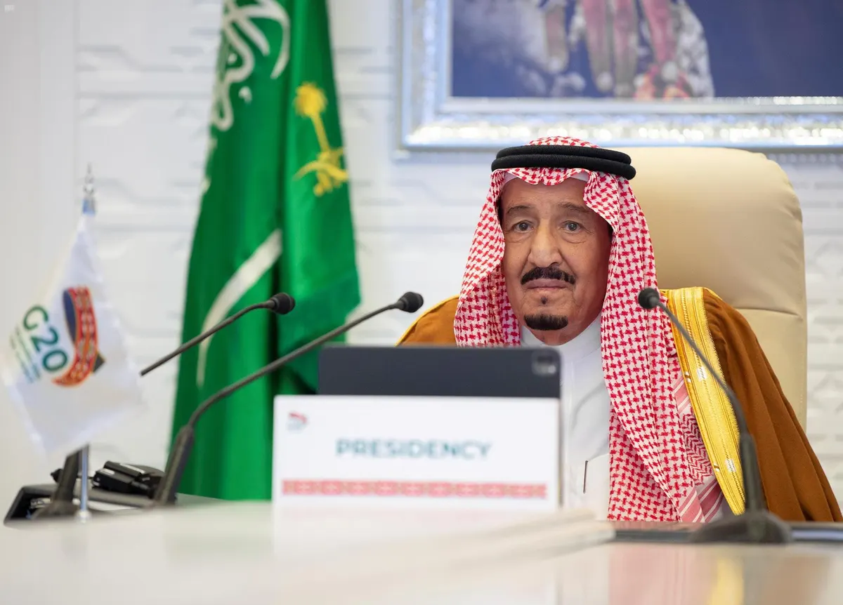خادم الحرمين مُخاطباً قادة الـ20: علينا إعادة فتح حدود دولنا