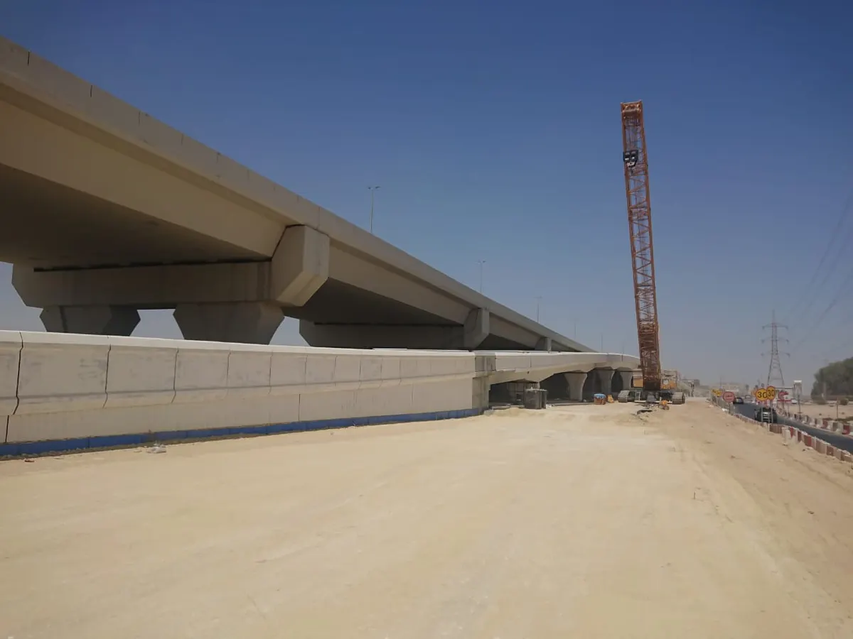[الدمام] 70 يوماً لافتتاح جسر طريق الأمير نايف مع تقاطع السكة الحديد