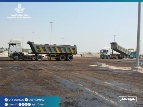 القطيف تتخلص من “صداع” دوار الكورنيش قبل العيد.. هل يفعلها مقاول البلدية؟