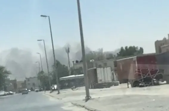 حريق بمنطقة زراعية في “نقا” سيهات