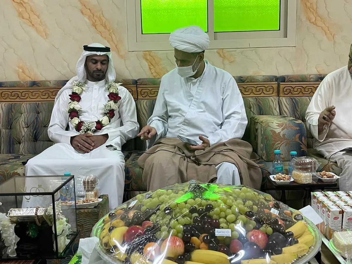 عقد قران علي العوامي وكريمة علي الأصيل