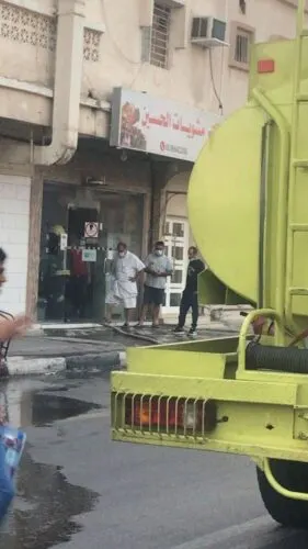 [صفوى] بعد “عوافي”.. حريق في مطعم الحسين