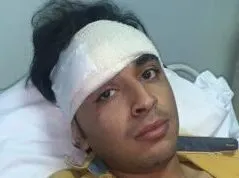 الحادث الثاني خلال شهر.. حسين العطل بخير.. اصطدم بـ «تريلا» وانقذه مصريين