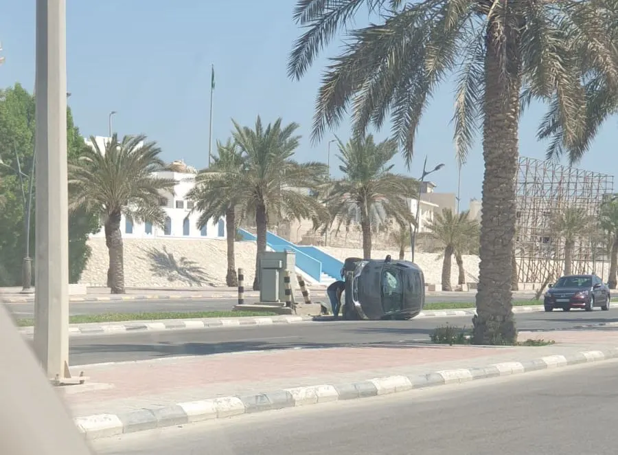 آخرها سائقة دارين.. القطيف شهدت 3 انقلابات في 4 أيام