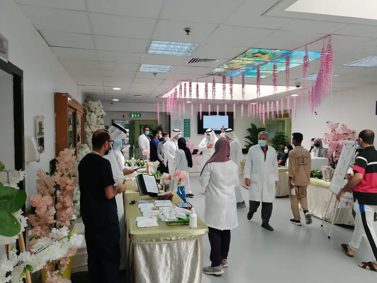 “القطيف المركزي” يحتفي بأسبوع مكافحة العدوى