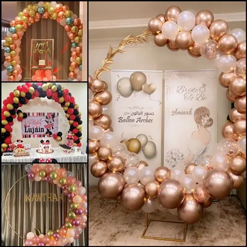 Balloon Arches جسور البالون.. تشارككم مناسباتكم السعيدة