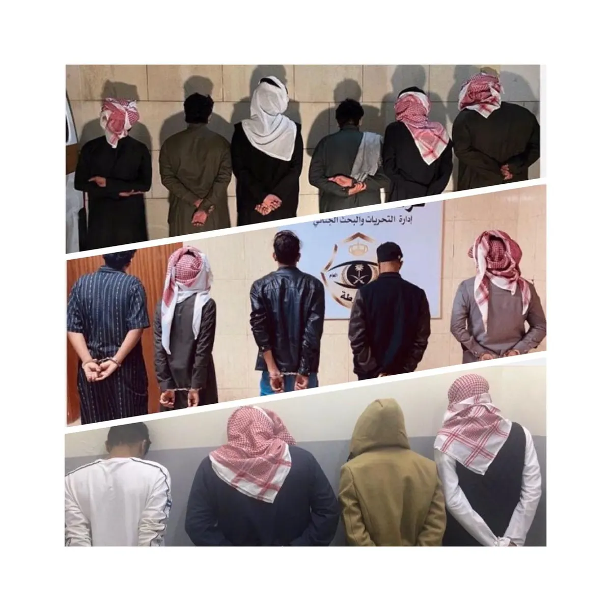 سقوط المتشاجرين جماعياً في حفر الباطن والرياض وتبوك