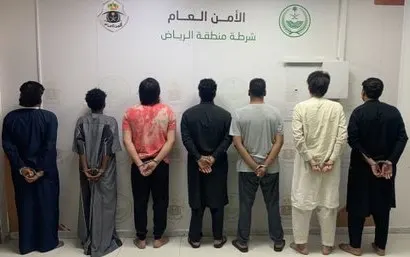 الرياض.. إحالة 7 حرامية إلى النيابة