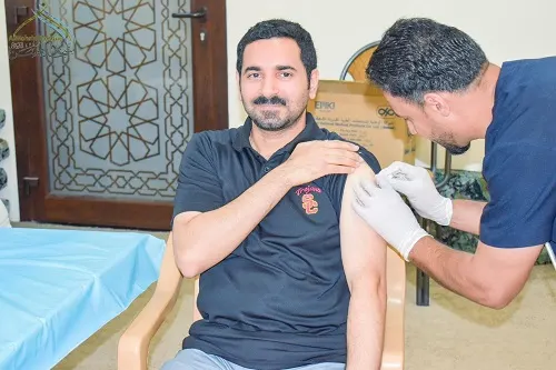سيهات.. حملة تطعيم ضد الإنفلونزا الموسمية في مسجد المحسن