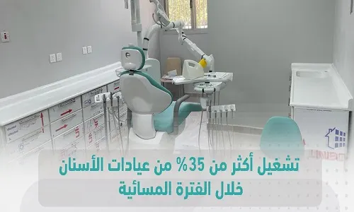 تجمع الشرقية: تشغيل أكثر من 35% من عيادات أسنان المساء