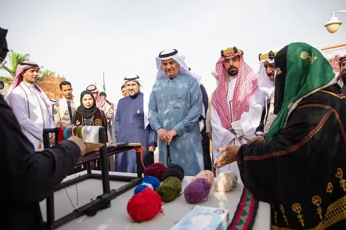 أسلحة وجريش في احتفالية “البيئة” بيوم التأسيس