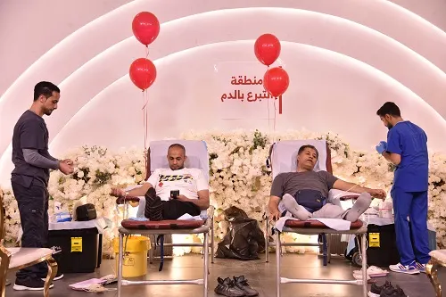 487 كيس دم.. حصيلة حملة “إمام الحياة” في جمعية الأوجام