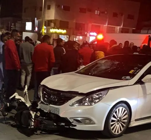 صفوى.. إصابة شابين في تصادم سيارة و “دباب”