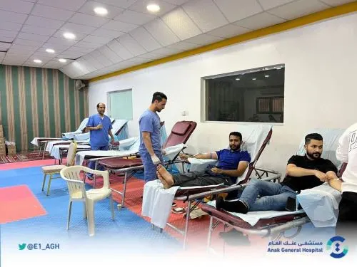 “كل قطرة تفرق”.. عنك تتبرع بـ 64 كيساً لبنك الدم