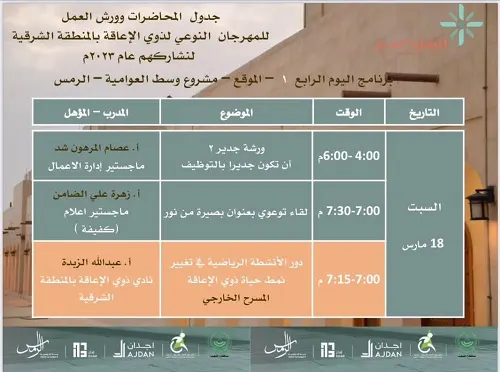 محاضرات ولقاءات.. “نشاركهم” يواصل تقديم فعاليات في وسط العوامية