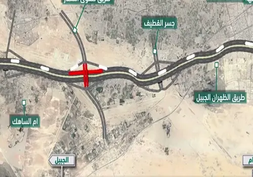 إغلاق طريق صفوى المطار باتجاه الدمام