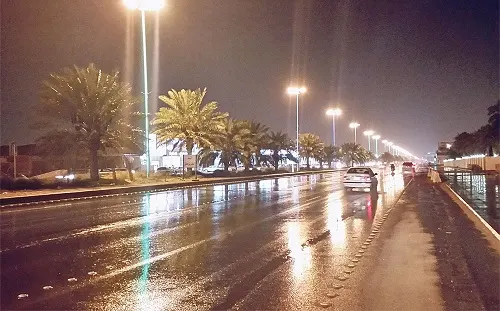 الأرصاد: أمطار خفيفة إلى متوسطة على الخفجي وحفر الباطن