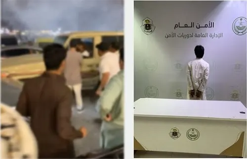 النائب العام تدخل والشرطة نفذت.. القبض على مطلق النار وصادم سيارات معارض الرياض