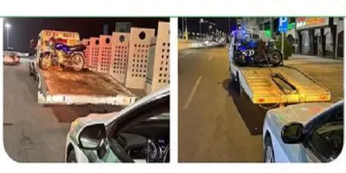 المرور يحتجز 388 دراجة مخالفة