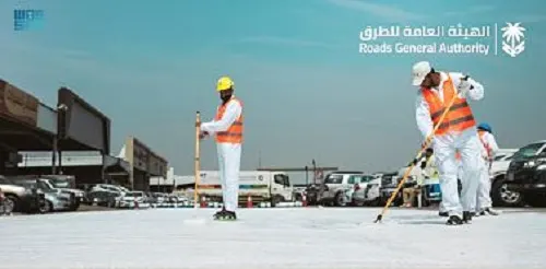 تقنية جديدة لتبريد الطرق السعودية