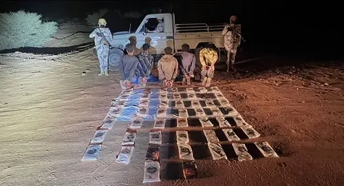 عسير.. حرس الحدود يطيح بمهربي 51 كيلو حشيش