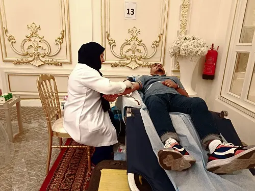 التوبي تتبرع بـ 107 أكياس دم لشبكة القطيف الصحية