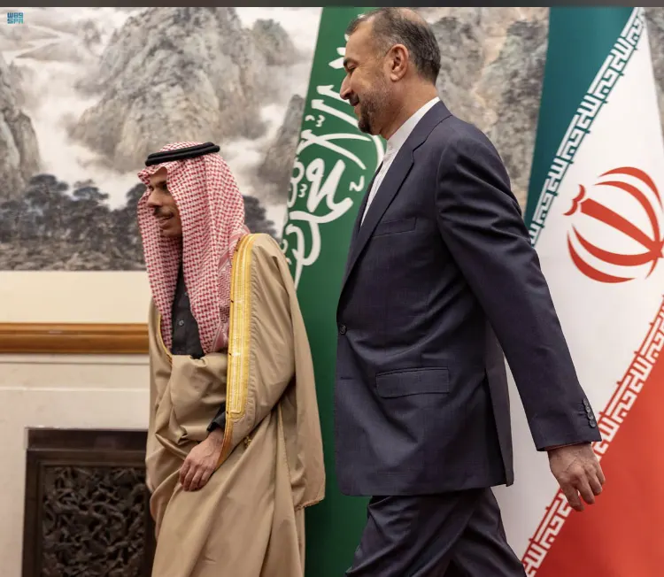 رسمياً في بكين.. بن فرحان وعبداللهيان يبحثان خطوات فتح السفارتين في الرياض وطهران