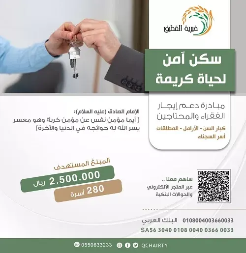 مبادرة تستهدف 2.5 مليون ريال لدعم الأسر المحتاجة في القطيف