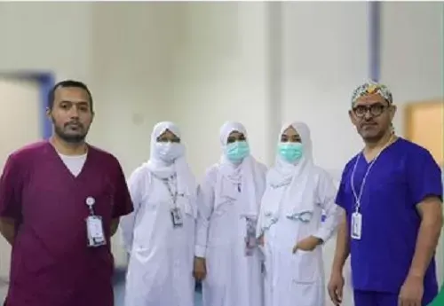 مكة.. إنقاذ حياة حاج غيني من قرحة نازفة