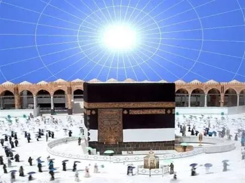 غداً.. الشمس تتعامد على الكعبة المشرفة