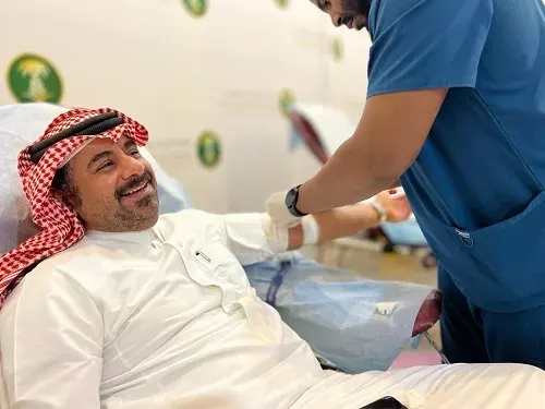 75 متبرعاً خلال حملة تبرع بالدم في زراعة الشرقية