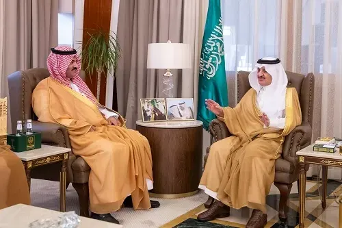 أمير الشرقية يستقبل أعضاء مجلس إدارة غرفة حفر الباطن