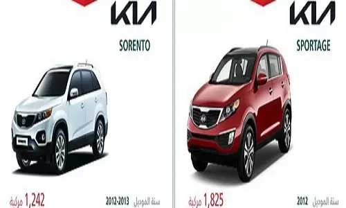 استدعاء 3 آلاف سيارة كيا “سورينتو” و “سبورتاج” لخلل قد يتسبب في حريق