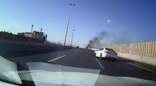 جريمة سرعة تقتل سائقاً حرقاً.. ومرور حائل يُحيل “المتهور” إلى النيابة