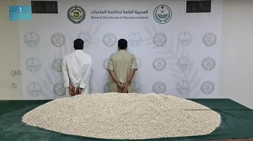 الرياض.. 1.3 مليون قرص إمفيتامين مخبأة داخل شحنة مَكِنات كهربائية