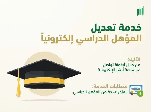 الأحوال المدنية: خدمة “تعديل المؤهل” مستمرة إلكترونياً