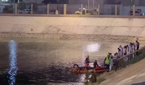 الأحساء انتشال جثة الطفل غريق عين أم سبعة