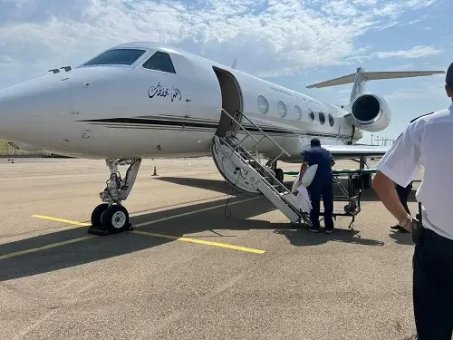 طائرة إخلاء طبي عاجل لسعودية من جورجيا