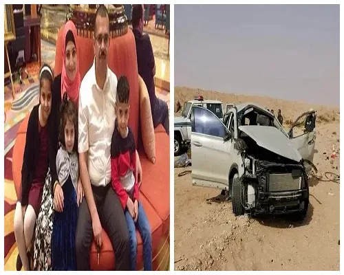 بينهم 4 أطفال.. مصرع أسرة أردنية في طريق مكة – الرياض