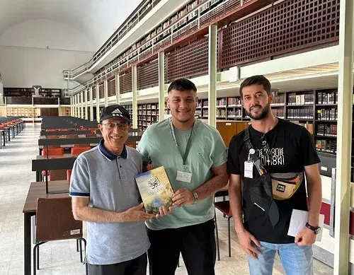 “عوامية” سعود الفرج في مكتبة جامعة إسطنبول