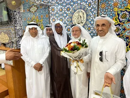 التويثير.. مسجد الإمام علي يكرم الحاجي لجهوده في انتشال جثمان الأصمخ